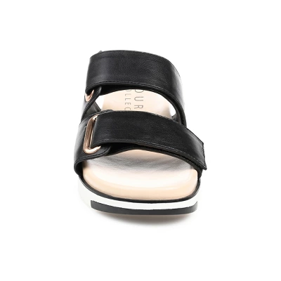 Journee Collection Womens Ashanti Slip On Slide Multi Strap Sandals 7 Journee Collection Womens Ashanti Slip On Slide Multi Strap Sandals - Image 5