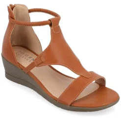 Journee Collection Womens Trayle Wedge Back Heel Zip Sandals 27 Journee Collection Womens Trayle Wedge Back Heel Zip Sandals -Journee Collection GUEST e316b171 4677 43c8 ad05 a7e9cfe2df33