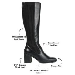 Journee Collection Womens Winny Tru Comfort Foam Stacked Heel Knee High Boots 20 Journee Collection Womens Winny Tru Comfort Foam Stacked Heel Knee High Boots -Journee Collection GUEST e39da5d4 eb9d 430d 8ea0 65af01d28614 1