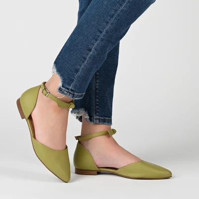 Journee Collection Womens Vielo Ballet Almond Toe Buckle Flats 10 Journee Collection Womens Vielo Ballet Almond Toe Buckle Flats - Image 8