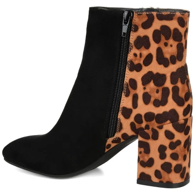 Journee Collection Womens Sarah Inside Zip Block Heel Booties 8 Journee Collection Womens Sarah Inside Zip Block Heel Booties - Image 6