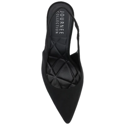Journee Collection Womens Elenney Tru Comfort Foam Mid Heel Pointed Toe Pumps 5 Journee Collection Womens Elenney Tru Comfort Foam Mid Heel Pointed Toe Pumps - Image 3