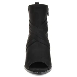 Journee Collection Womens Sabeena Inside Zip Open Toe Wedge Booties -Journee Collection GUEST e56ba13c 66af 4682 9b79 95764bf8e1c6