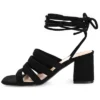 Journee Collection Womens Sevyn Open Square Toe Block Heel Sandals Black 9 -Journee Collection GUEST e6d3f6b0 a9bd 4433 bf76 21aa77c559f6
