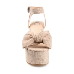 Journee Collection Womens Zenni Tru Comfort Foam Bow Detail Platform Sandals -Journee Collection GUEST e76c09ac 5dce 4348 9d33 caa3e8ed540d