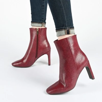 Journee Collection Womens Sarla Tru Comfort Foam Inside Zip Block Heel Booties 10 Journee Collection Womens Sarla Tru Comfort Foam Inside Zip Block Heel Booties - Image 8