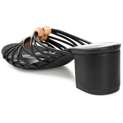 Journee Collection Womens Kennadi Multi Strap Block Heel Sandals 8 Journee Collection Womens Kennadi Multi Strap Block Heel Sandals - Image 6