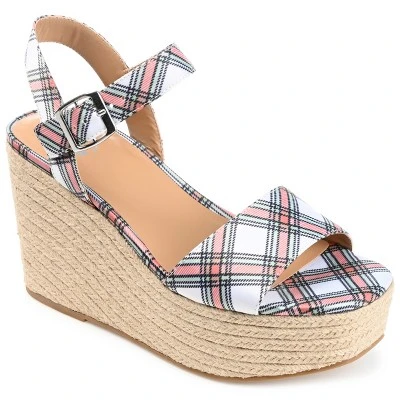 Journee Collection Womens Pearrl Tru Comfort Foam Wedge Heel Espadrille Sandals 12 Journee Collection Womens Pearrl Tru Comfort Foam Wedge Heel Espadrille Sandals - Image 10