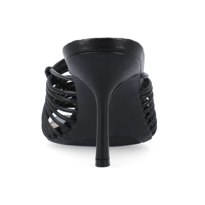 Journee Collection Womens Saskia Tru Comfort Foam Mid Heel Open Toe Pumps 4 Journee Collection Womens Saskia Tru Comfort Foam Mid Heel Open Toe Pumps - Image 2