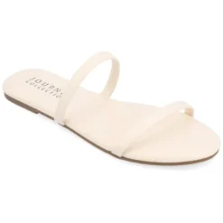Journee Collection Womens Adyrae Tru Comfort Foam Slide Flat Sandals -Journee Collection GUEST e9539eda 6c60 465b a771 503a0ee7248b