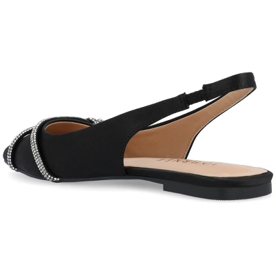 Journee Collection Womens Rebbel Sling Back Pointed Toe Flats 8 Journee Collection Womens Rebbel Sling Back Pointed Toe Flats - Image 6