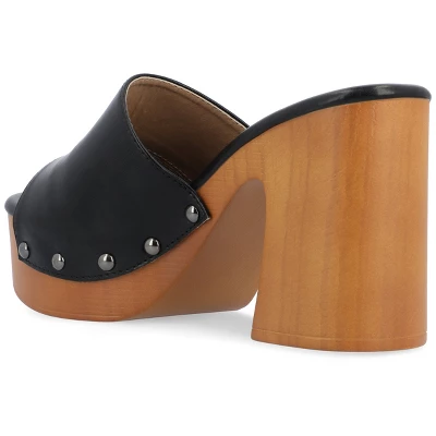 Journee Collection Womens Veda Tru Comfort Foam Platform Clog Open Toe Sandals 8 Journee Collection Womens Veda Tru Comfort Foam Platform Clog Open Toe Sandals - Image 6