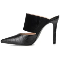 Journee Collection Womens Sutonn Mules High Stiletto Pointed Toe Pumps