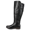 Journee Collection Womens Tori Wide Calf Stacked Heel Riding Boots