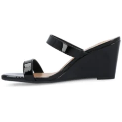 Journee Collection Womens Clover Tru Comfort Foam Low Heel Wedge Sandals