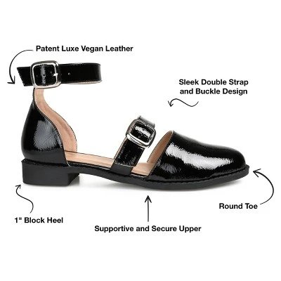 Journee Collection Womens Constance Buckle Round Toe Mary Jane Flats 9 Journee Collection Womens Constance Buckle Round Toe Mary Jane Flats - Image 7