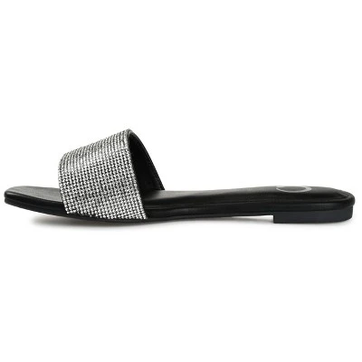 Journee Collection Womens Grayce Tru Comfort Foam Slide Low Block Heel Sandals 3 Journee Collection Womens Grayce Tru Comfort Foam Slide Low Block Heel Sandals