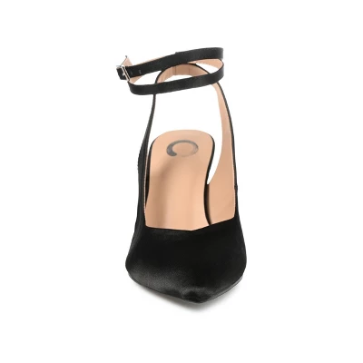 Journee Collection Womens Marcella Buckle Mid Stiletto Pointed Toe Pumps 7 Journee Collection Womens Marcella Buckle Mid Stiletto Pointed Toe Pumps - Image 5