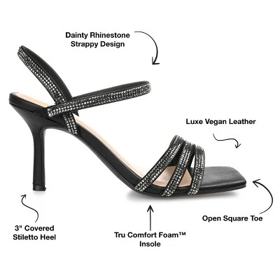 Journee Collection Womens Coraa Tru Comfort Foam Open Toe Mid Stiletto Pumps 9 Journee Collection Womens Coraa Tru Comfort Foam Open Toe Mid Stiletto Pumps - Image 7