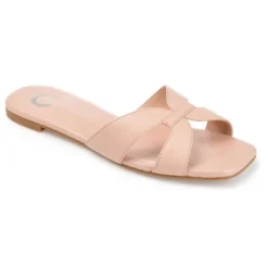 Journee Collection Womens Taleesa Slide Flat Sandals -Journee Collection GUEST ed700a2e 254b 4023 b833 8936453c13c4