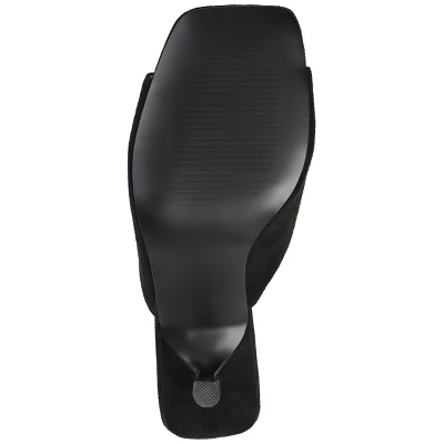 Journee Collection Womens Larna Slip On Kitten Heel Open Toe Pumps 6 Journee Collection Womens Larna Slip On Kitten Heel Open Toe Pumps - Image 4