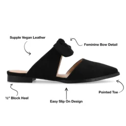 Journee Collection Womens Telulah Slip On Pointed Toe Mules Flats -Journee Collection GUEST eead42fd aab2 4e3a 816f 4ec7ef66d45f