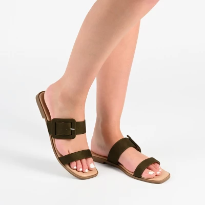 Journee Collection Womens Kerris Tru Comfort Foam Multi Strap Slip On Sandals 10 Journee Collection Womens Kerris Tru Comfort Foam Multi Strap Slip On Sandals - Image 8