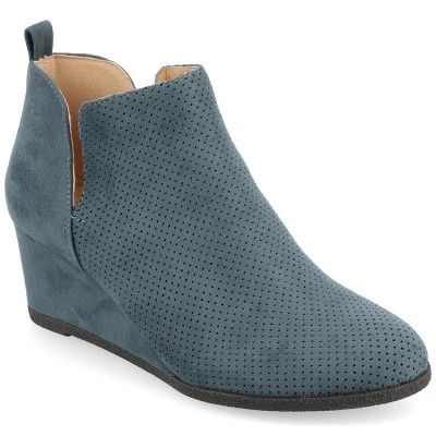 Journee Collection Womens Mylee Pull On Wedge Booties 12 Journee Collection Womens Mylee Pull On Wedge Booties - Image 10