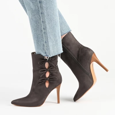 Journee Collection Womens Deandra Tru Comfort Foam Inside Zip Stiletto Booties 10 Journee Collection Womens Deandra Tru Comfort Foam Inside Zip Stiletto Booties - Image 8