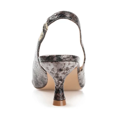 Journee Collection Womens Mikoa Kitten Heel Sling Back Pointed Toe Pumps 4 Journee Collection Womens Mikoa Kitten Heel Sling Back Pointed Toe Pumps - Image 2