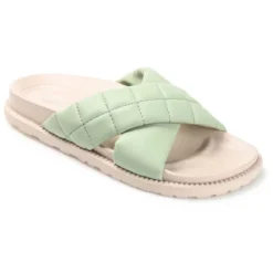 Journee Collection Womens Aveena Slide Flat Sandals 25 Journee Collection Womens Aveena Slide Flat Sandals -Journee Collection GUEST f2963985 a55f 4481 9567 4c464119e3c0