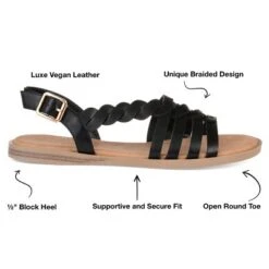 Journee Collection Womens Solay Ankle Strap Flat Sandals 21 Journee Collection Womens Solay Ankle Strap Flat Sandals -Journee Collection GUEST f341b1a6 8ea2 4039 9787 24fc7a444177