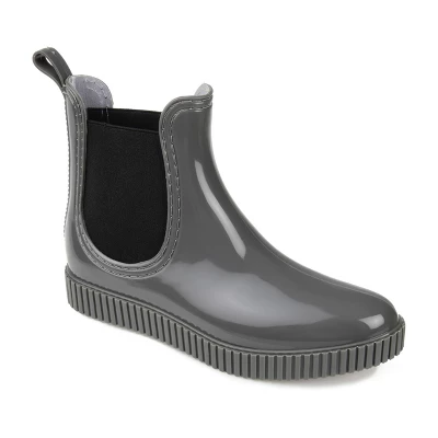 Journee Collection Womens Drip Tru Comfort Foam Almond Toe Rain Boots 14 Journee Collection Womens Drip Tru Comfort Foam Almond Toe Rain Boots - Image 12