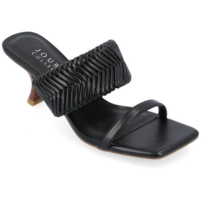 Journee Collection Womens Monyka Tru Comfort Foam Woven Slip On Pump 11 Journee Collection Womens Monyka Tru Comfort Foam Woven Slip On Pump - Image 9