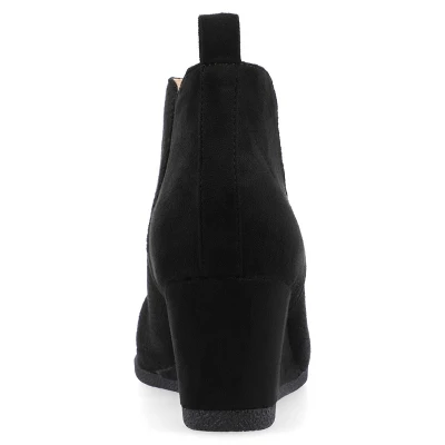 Journee Collection Womens Mylee Pull On Wedge Booties 4 Journee Collection Womens Mylee Pull On Wedge Booties - Image 2