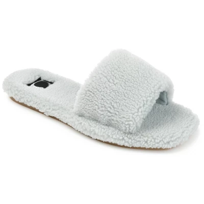 Journee Collection Women's Faux Fur Sunlight Slipper 12 Journee Collection Women's Faux Fur Sunlight Slipper - Image 10