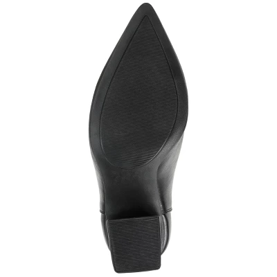 Journee Collection Womens Neima Pointed Toe Block Heel Ankle Booties 6 Journee Collection Womens Neima Pointed Toe Block Heel Ankle Booties - Image 4