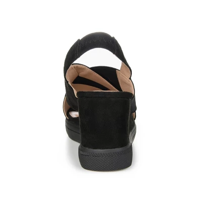 Journee Collection Womens Ronnie Wedge Heel Slip On Sandals 4 Journee Collection Womens Ronnie Wedge Heel Slip On Sandals - Image 2