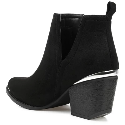 Journee Collection Womens Issla Pull On Stacked Heel Booties 8 Journee Collection Womens Issla Pull On Stacked Heel Booties - Image 6