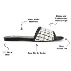 Journee Collection Womens Mikala Slide Low Block Heel Sandals -Journee Collection GUEST f6738a20 fe3e 40a2 b9c9 793c7dbb1479