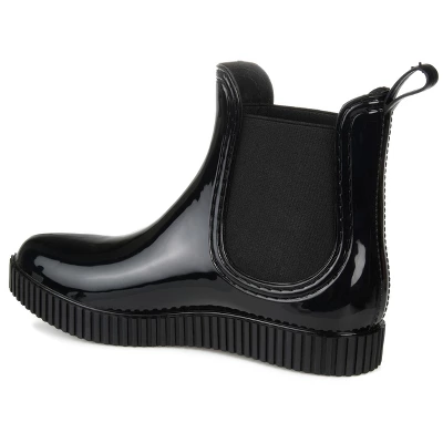 Journee Collection Womens Drip Tru Comfort Foam Almond Toe Rain Boots 8 Journee Collection Womens Drip Tru Comfort Foam Almond Toe Rain Boots - Image 6