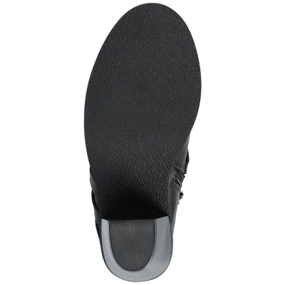 Journee Collection Womens Strap Inside Zip Stacked Heel Booties 6 Journee Collection Womens Strap Inside Zip Stacked Heel Booties - Image 4