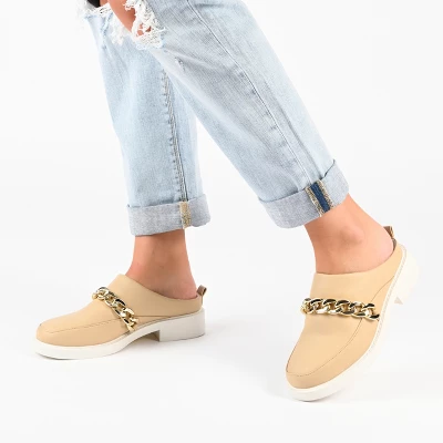 Journee Collection Womens Sheah Mules Round Toe Slip On Flats 10 Journee Collection Womens Sheah Mules Round Toe Slip On Flats - Image 8