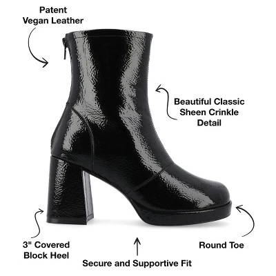 Journee Collection Women's Tru Comfort Foam™ Aylani Booties 9 Journee Collection Women's Tru Comfort Foam™ Aylani Booties - Image 7