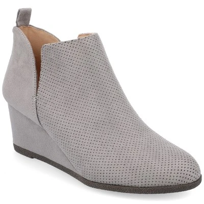 Journee Collection Womens Mylee Pull On Wedge Booties 14 Journee Collection Womens Mylee Pull On Wedge Booties - Image 12