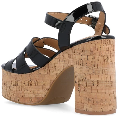 Journee Collection Womens Jania Tru Comfort Foam Buckle Platform Sandals 8 Journee Collection Womens Jania Tru Comfort Foam Buckle Platform Sandals - Image 6