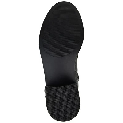 Journee Collection Womens Carly Wide Calf Stacked Heel Riding Boots 6 Journee Collection Womens Carly Wide Calf Stacked Heel Riding Boots - Image 4