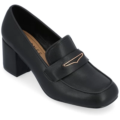 Journee Collection Womens Liyla Tru Comfort Foam Low Heel Square Toe Pumps 11 Journee Collection Womens Liyla Tru Comfort Foam Low Heel Square Toe Pumps - Image 9