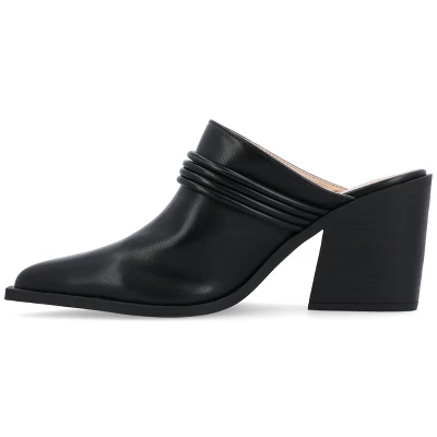 Journee Collection Womens Jinny Slip On Block Heel Mule Pump 3 Journee Collection Womens Jinny Slip On Block Heel Mule Pump
