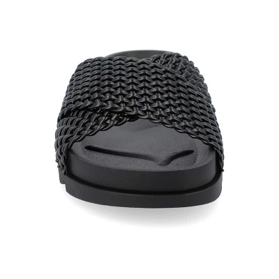 Journee Collection Womens Gretie Flatform Treaded Slide Sandal 7 Journee Collection Womens Gretie Flatform Treaded Slide Sandal - Image 5